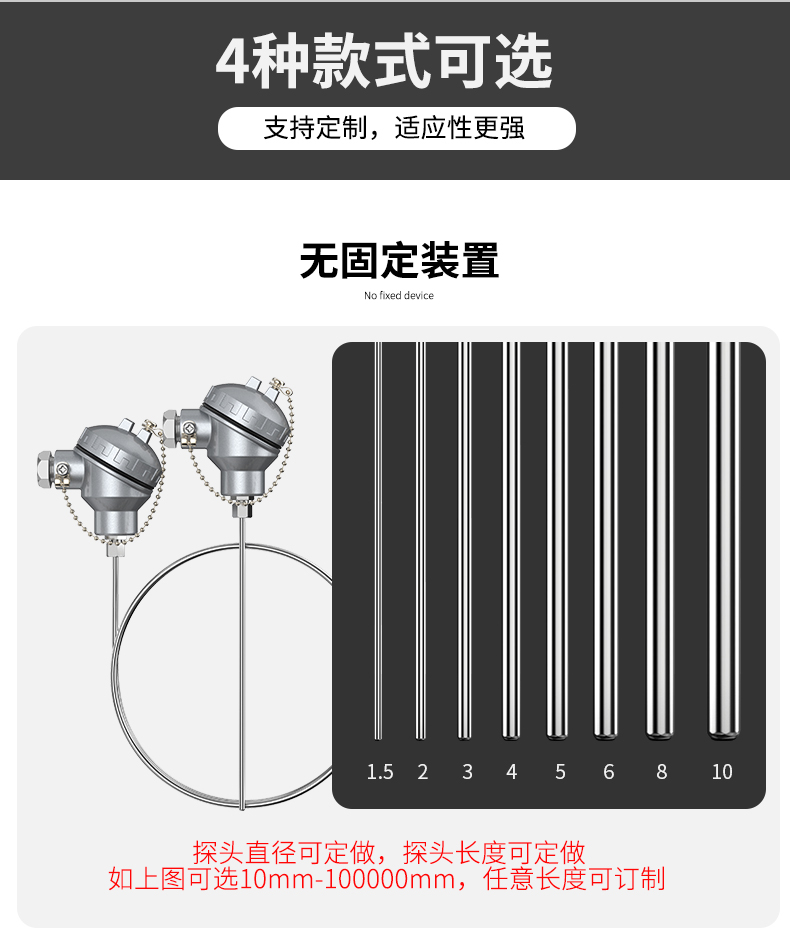 鎧裝熱電偶-阻10_http://www.023mdkt.com_溫度儀表_第7張